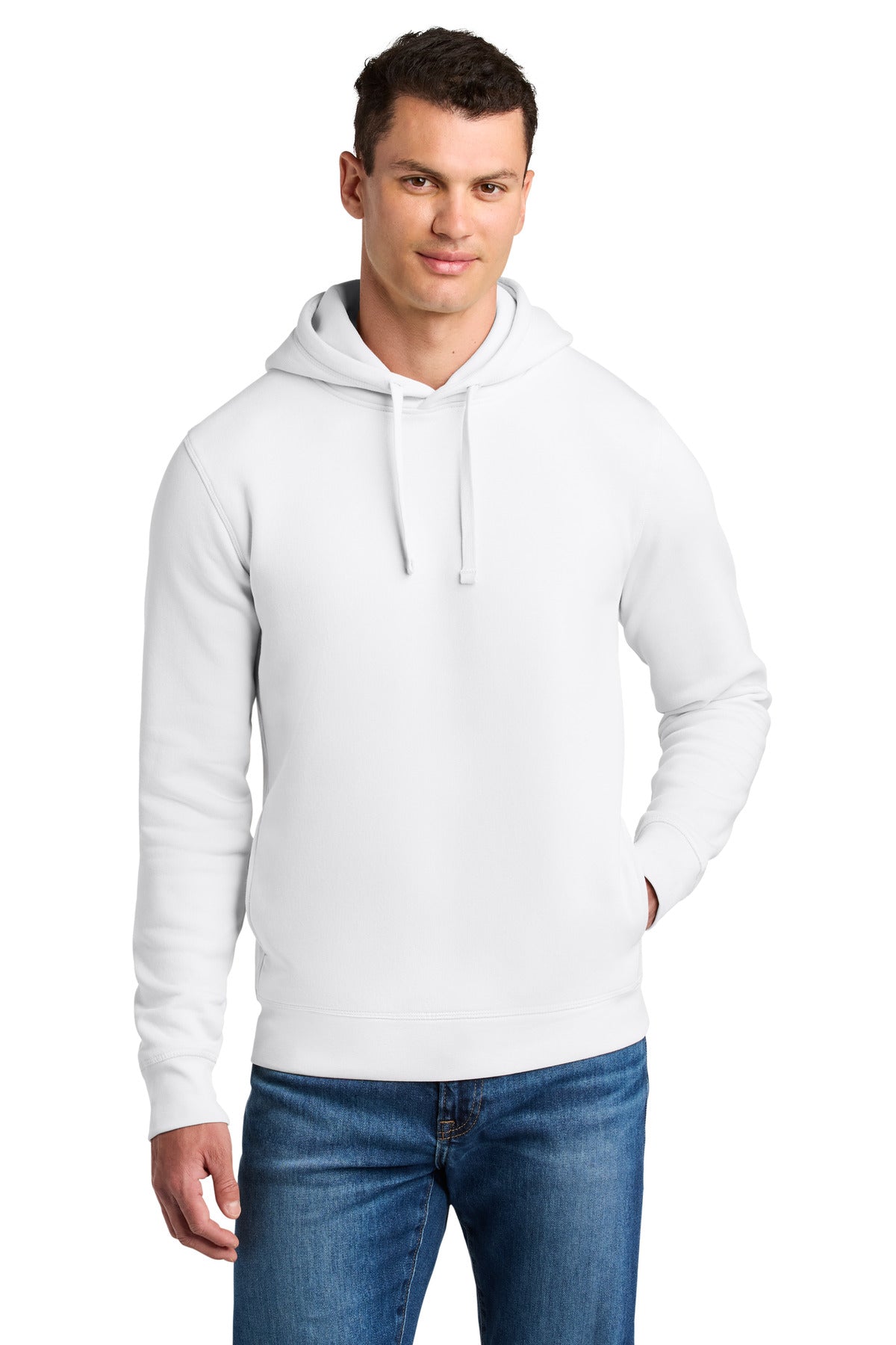 Stanley/Stella Unisex Sounder Hooded Sweatshirt - White