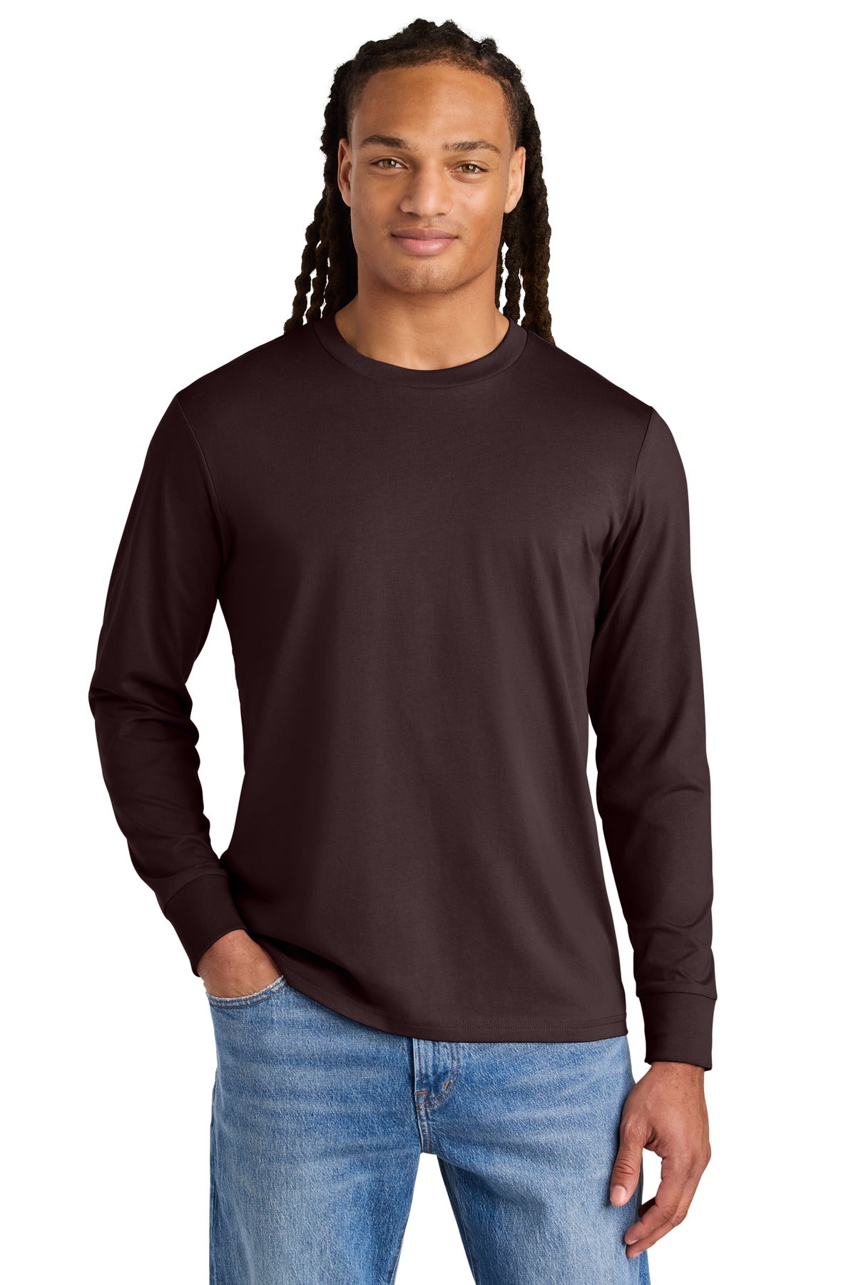 Stanley/Stella Unisex Creator 2.0 Long Sleeve Tee - Red Brown