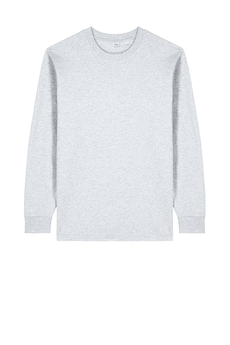 Stanley/Stella Unisex Freestyler Heavyweight Long Sleeve Tee - Cool Heather Grey