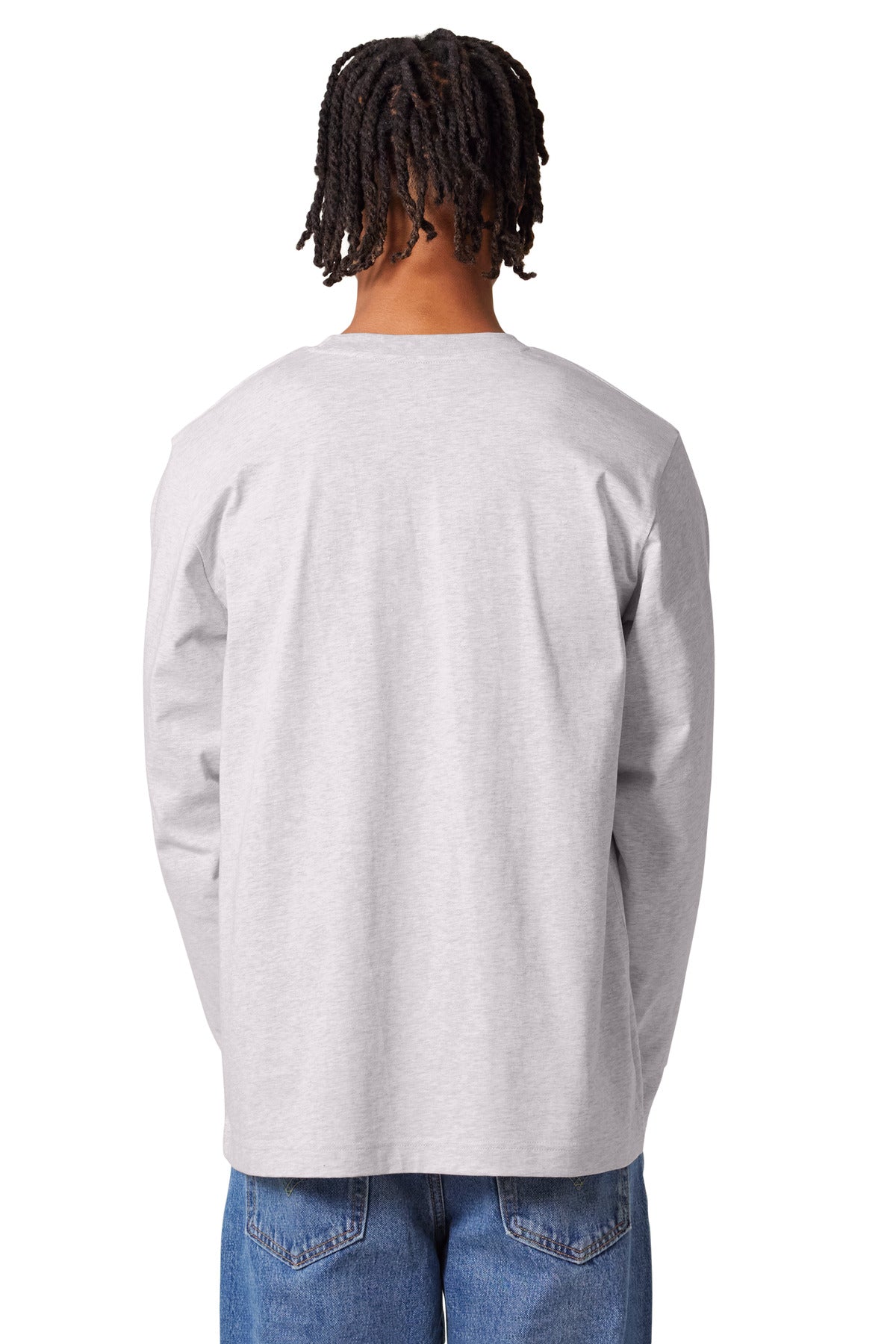 Stanley/Stella Unisex Freestyler Heavyweight Long Sleeve Tee - Cool Heather Grey