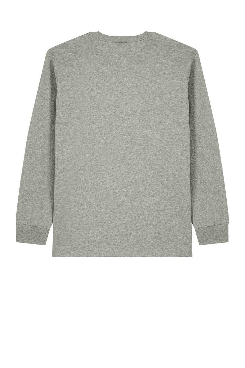 Stanley/Stella Unisex Freestyler Heavyweight Long Sleeve Tee - Heather Grey