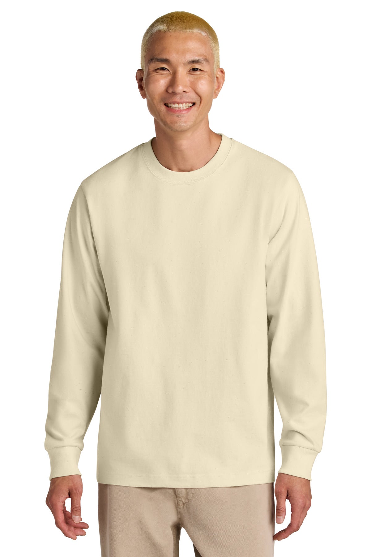 Stanley/Stella Unisex Freestyler Heavyweight Long Sleeve Tee - Natural Raw