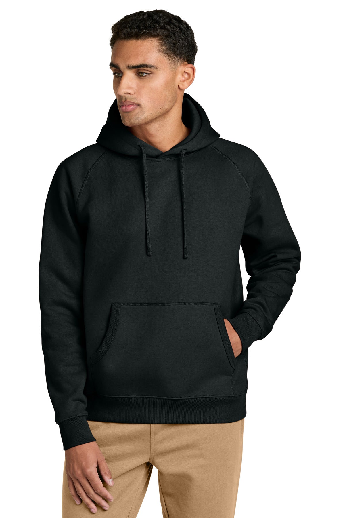 Stanley/Stella Unisex Striker Hooded Sweatshirt - Black