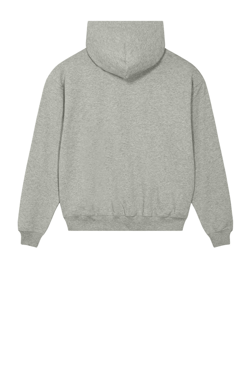 Stanley/Stella Unisex Cooper Dry Hooded Sweatshirt - Heather Grey