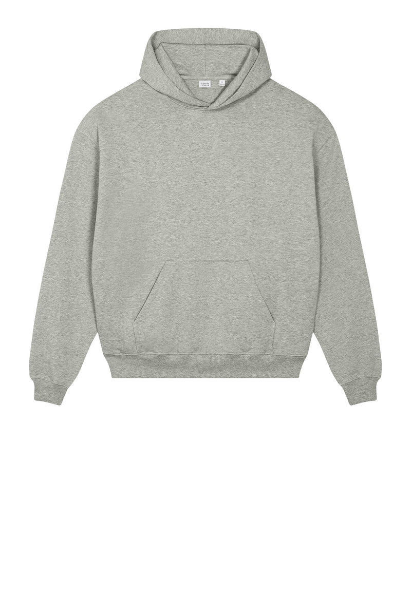 Stanley/Stella Unisex Cooper Dry Hooded Sweatshirt - Heather Grey