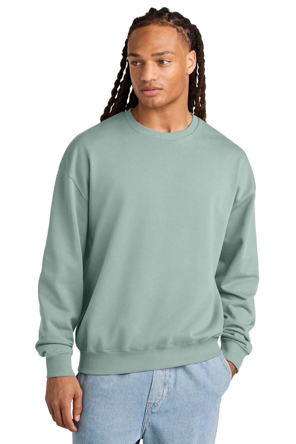 Stanley/Stella Unisex Ledger Dry Crewneck Sweatshirt - Aloe