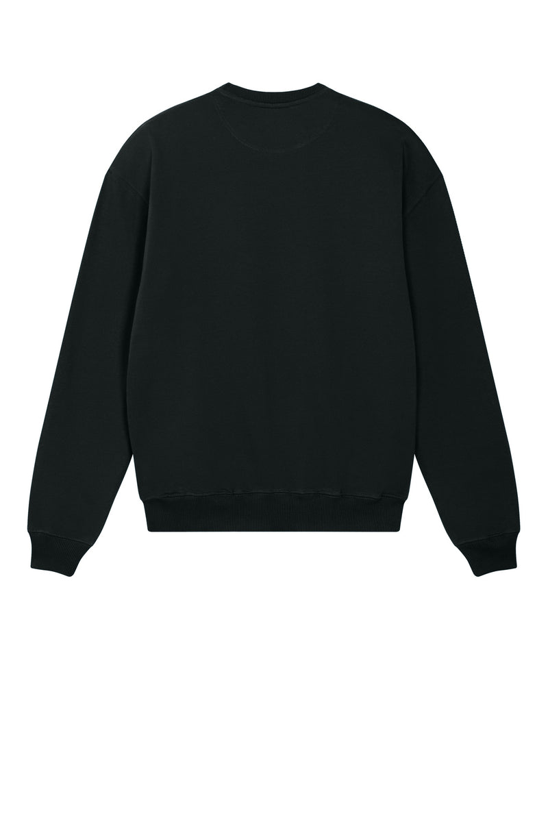 Stanley/Stella Unisex Ledger Dry Crewneck Sweatshirt - Black