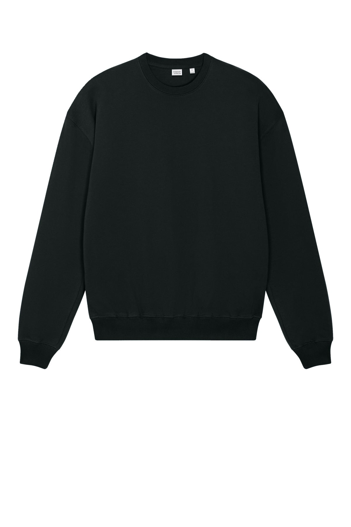 Stanley/Stella Unisex Ledger Dry Crewneck Sweatshirt - Black