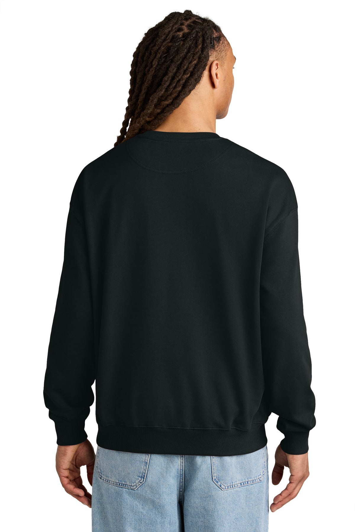 Stanley/Stella Unisex Ledger Dry Crewneck Sweatshirt - Black