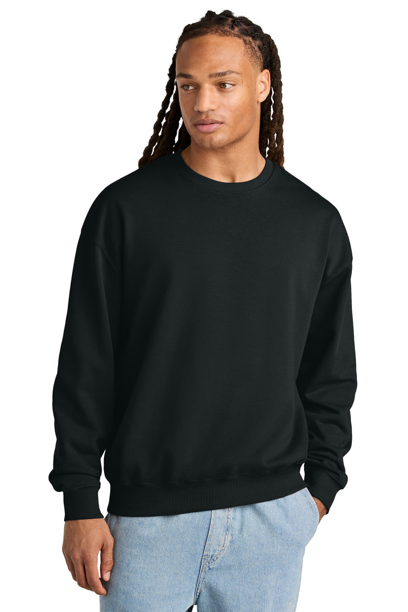 Stanley/Stella Unisex Ledger Dry Crewneck Sweatshirt - Black