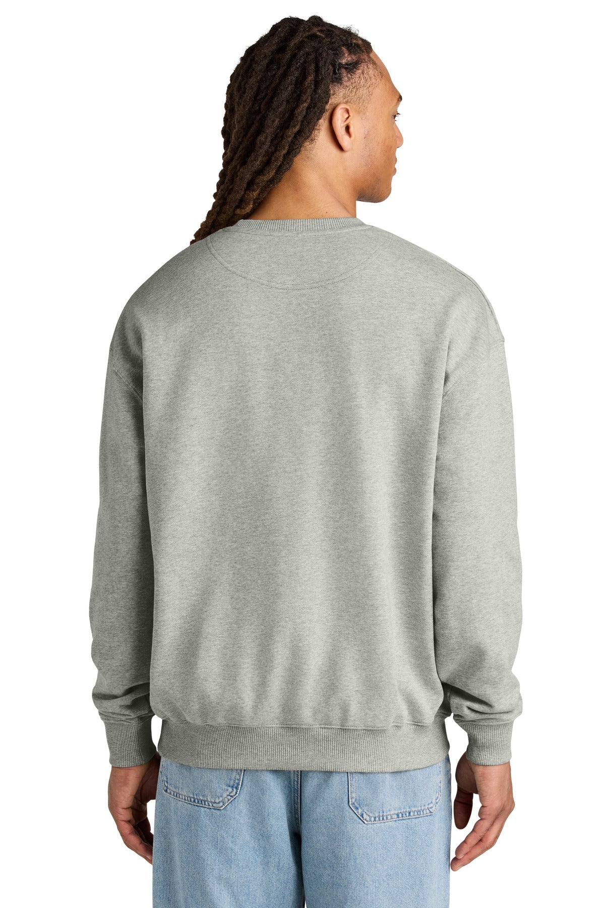 Stanley/Stella Unisex Ledger Dry Crewneck Sweatshirt - Heather Grey