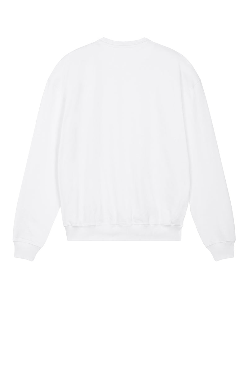 Stanley/Stella Unisex Ledger Dry Crewneck Sweatshirt - White