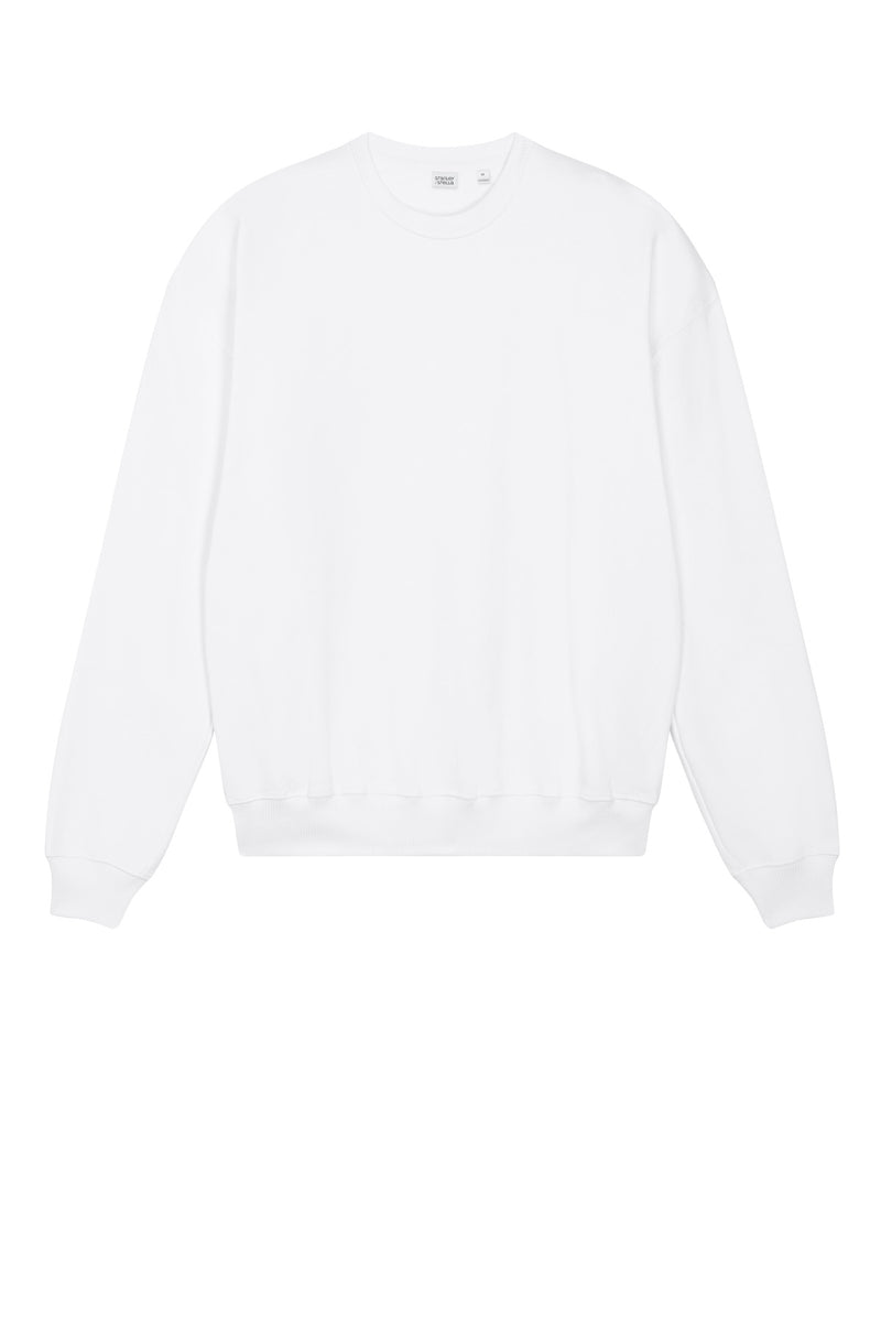 Stanley/Stella Unisex Ledger Dry Crewneck Sweatshirt - White