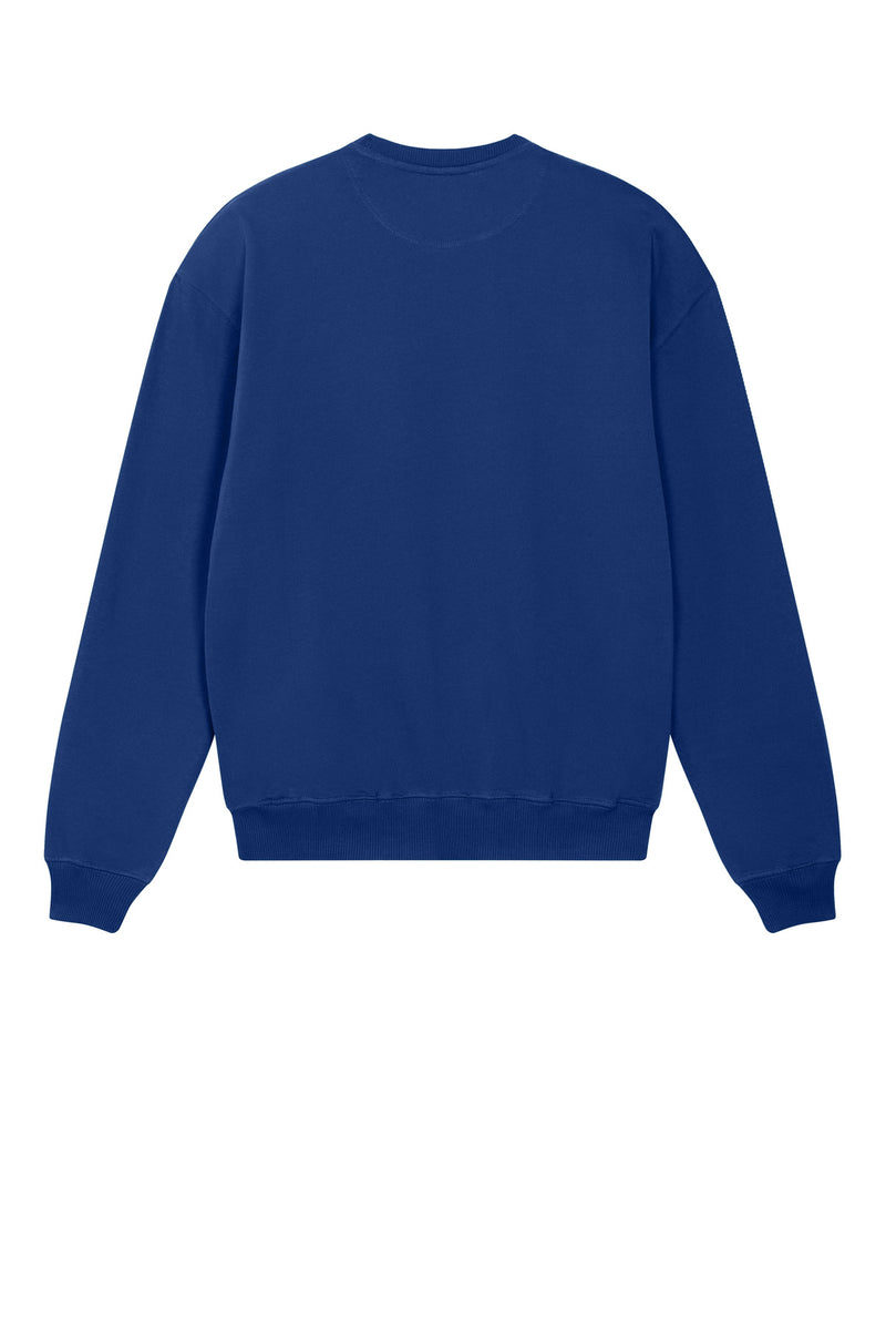 Stanley/Stella Unisex Ledger Dry Crewneck Sweatshirt - Worker Blue