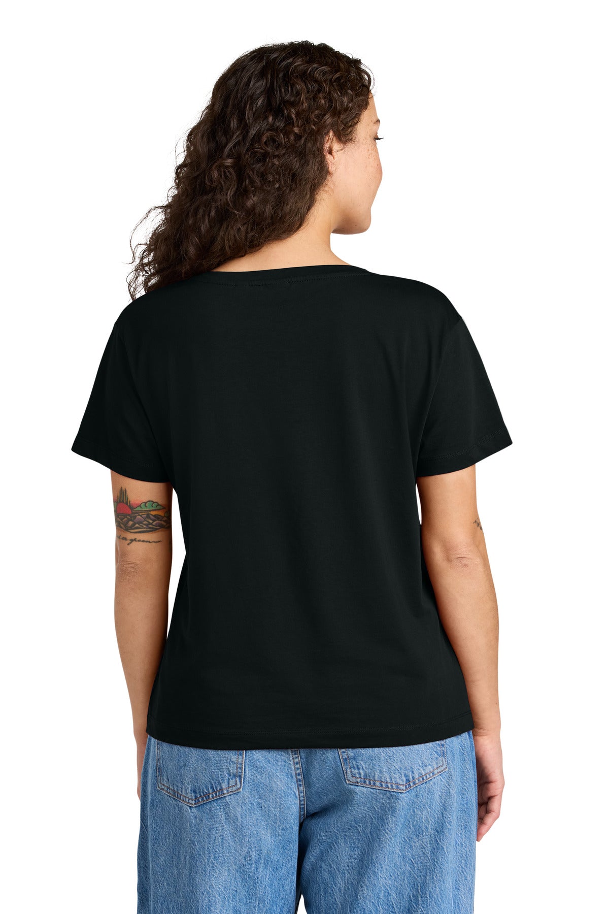 Stanley/Stella Women's Stella Serena Scoop Neck Tee - Black