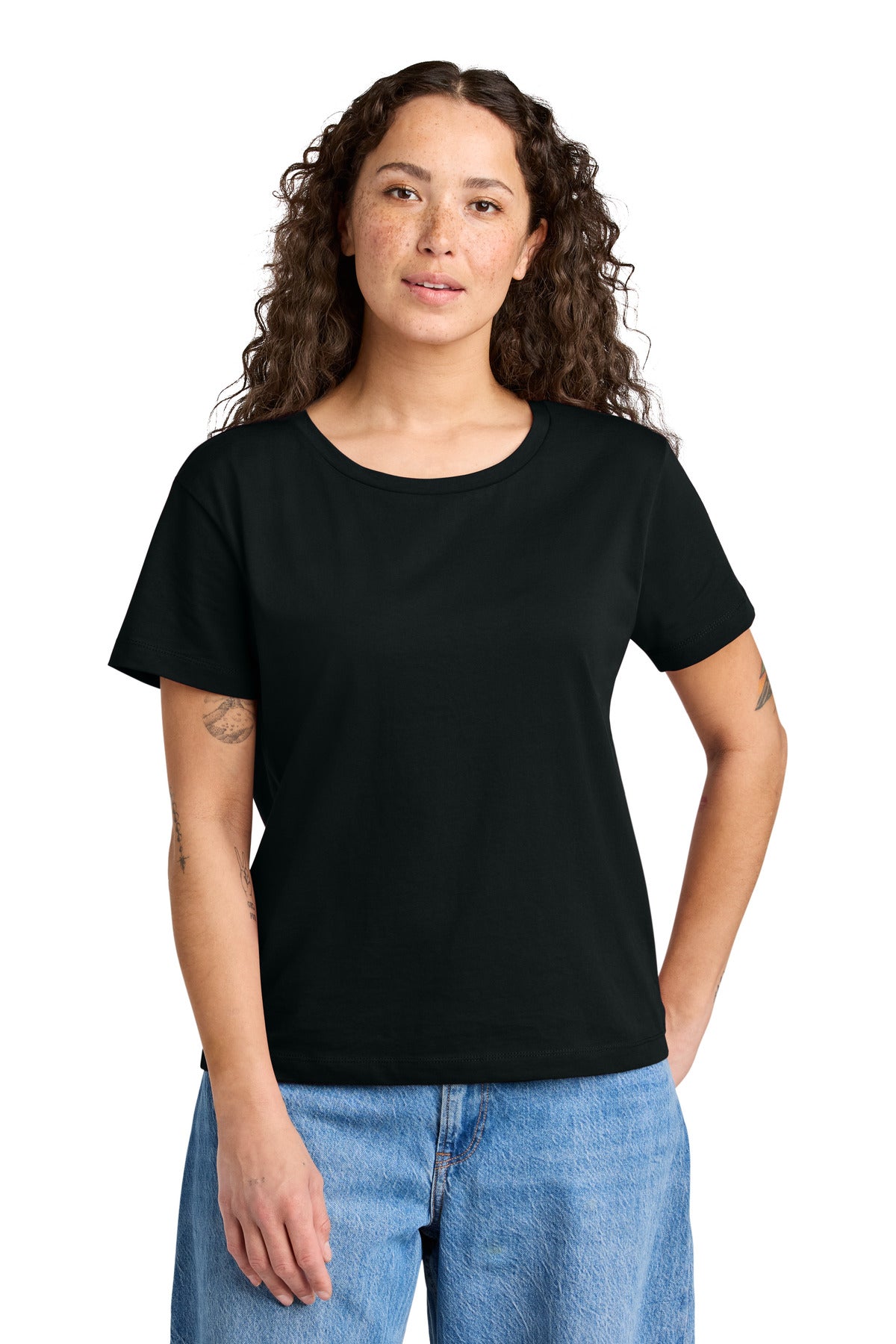 Stanley/Stella Women's Stella Serena Scoop Neck Tee - Black