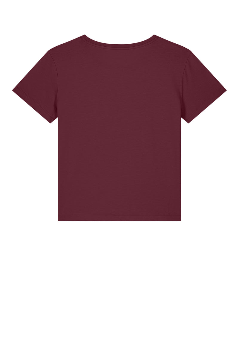 Stanley/Stella Women's Stella Serena Scoop Neck Tee - Burgundy