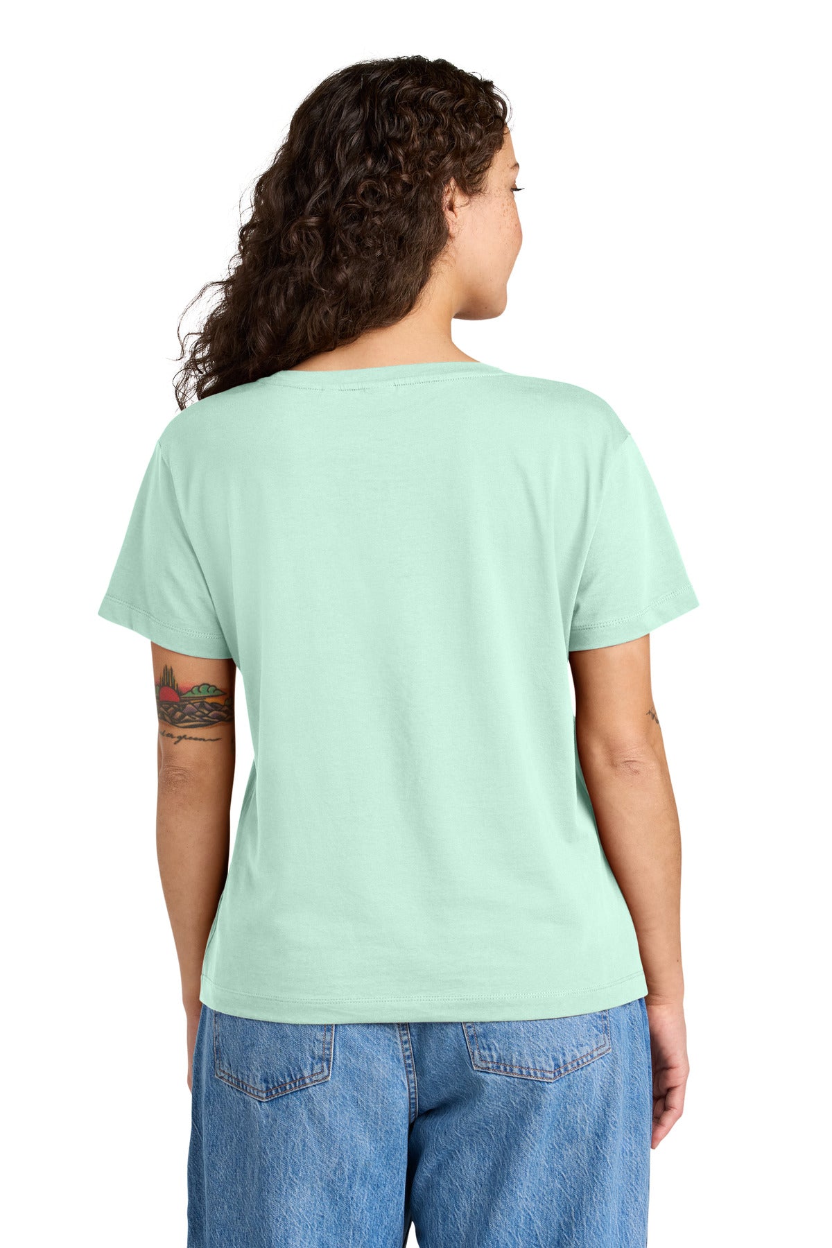 Stanley/Stella Women's Stella Serena Scoop Neck Tee - Caribbean Blue