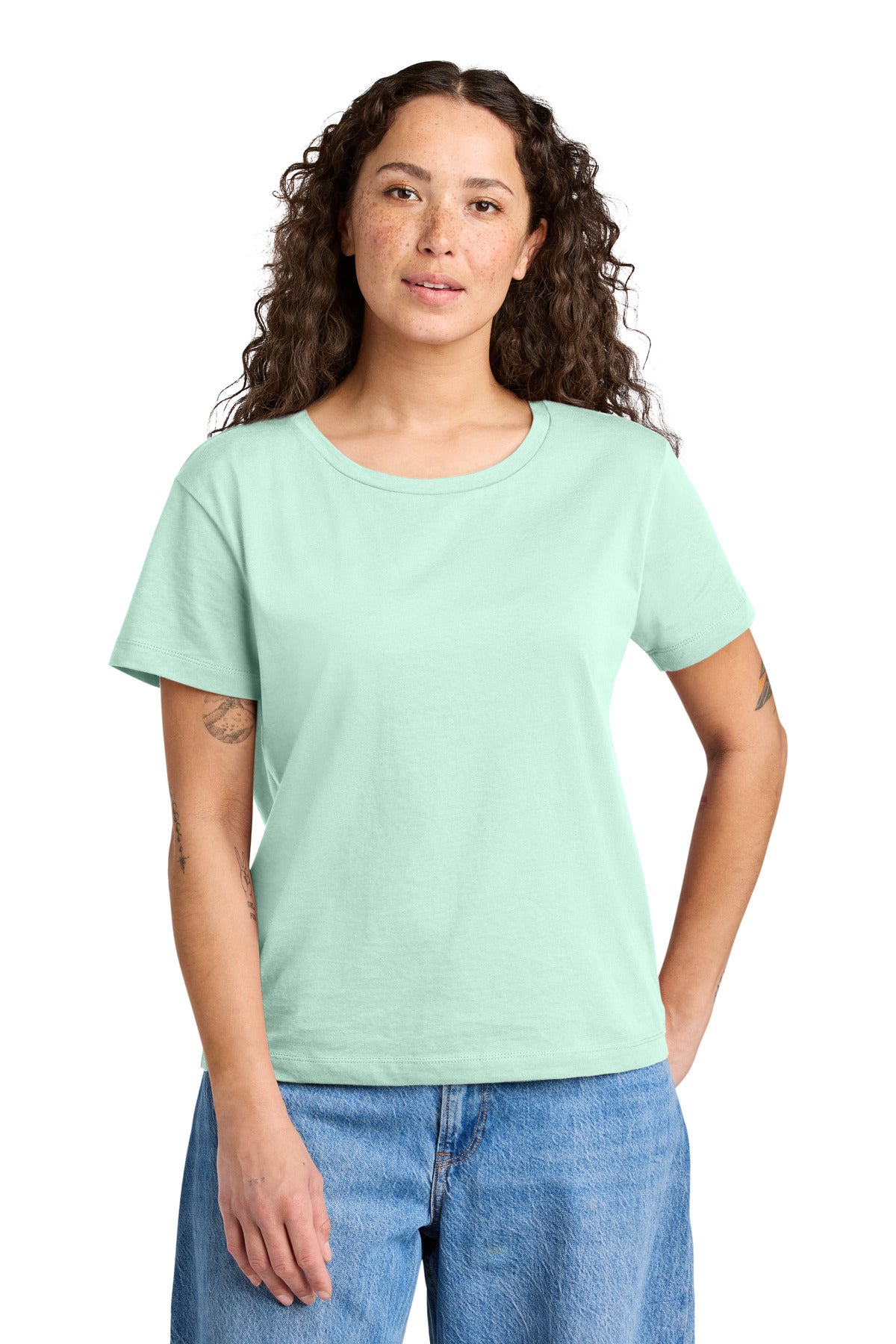 Stanley/Stella Women's Stella Serena Scoop Neck Tee - Caribbean Blue