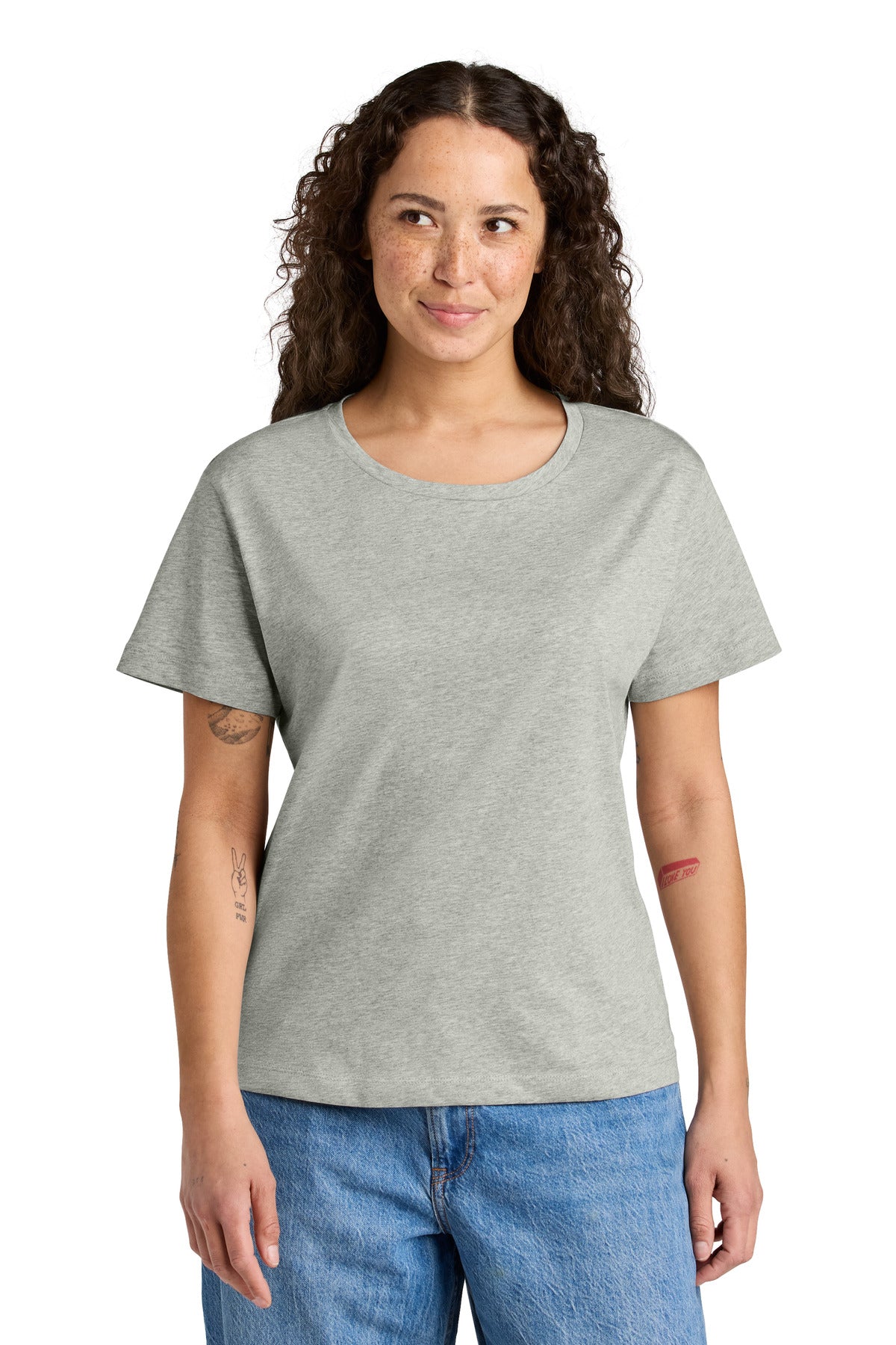 Stanley/Stella Women's Stella Serena Scoop Neck Tee - Heather Grey