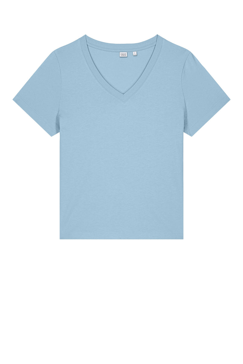 Stanley/Stella Women's Stella Isla V-Neck Tee - Blue Soul