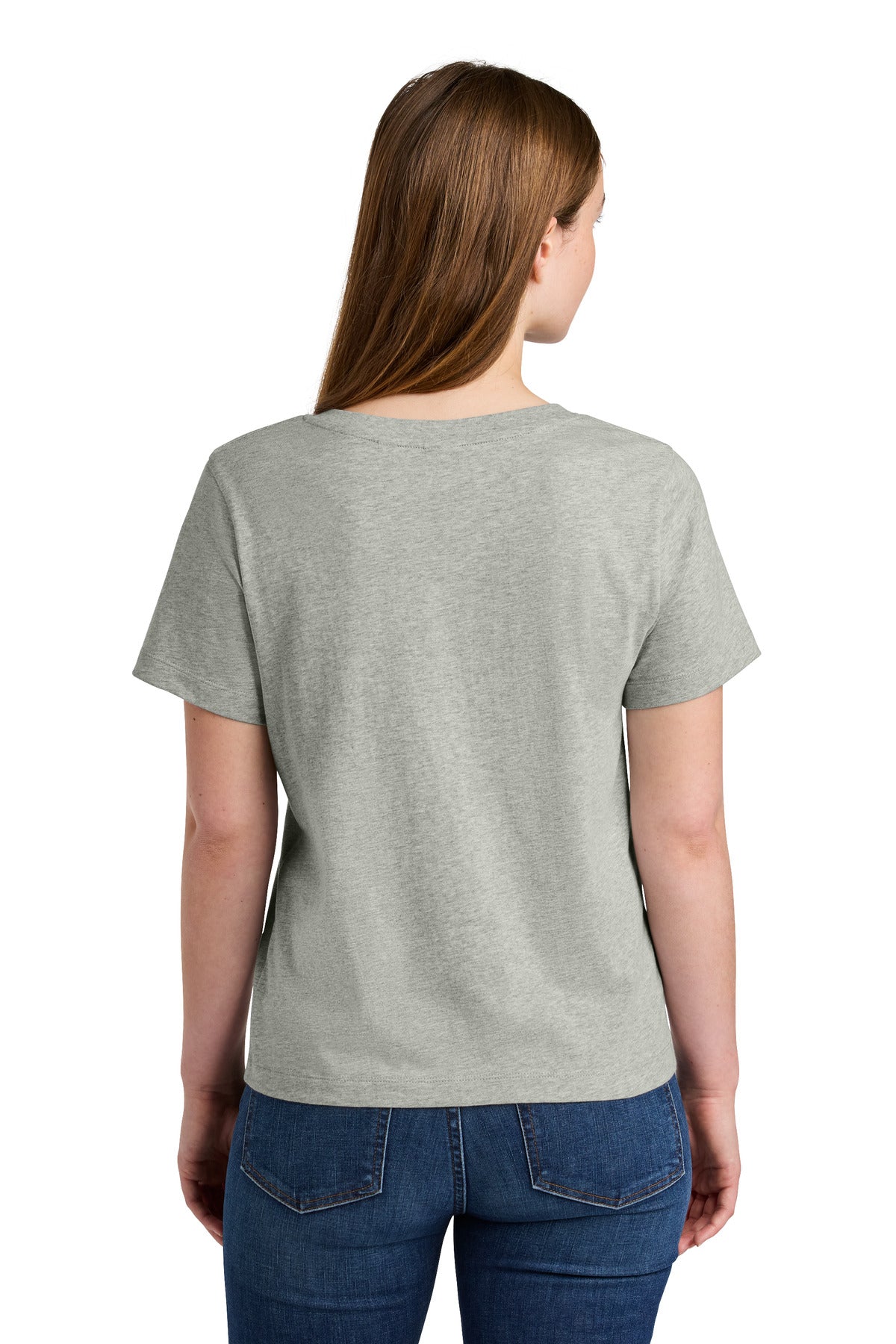 Stanley/Stella Women's Stella Isla V-Neck Tee - Heather Grey