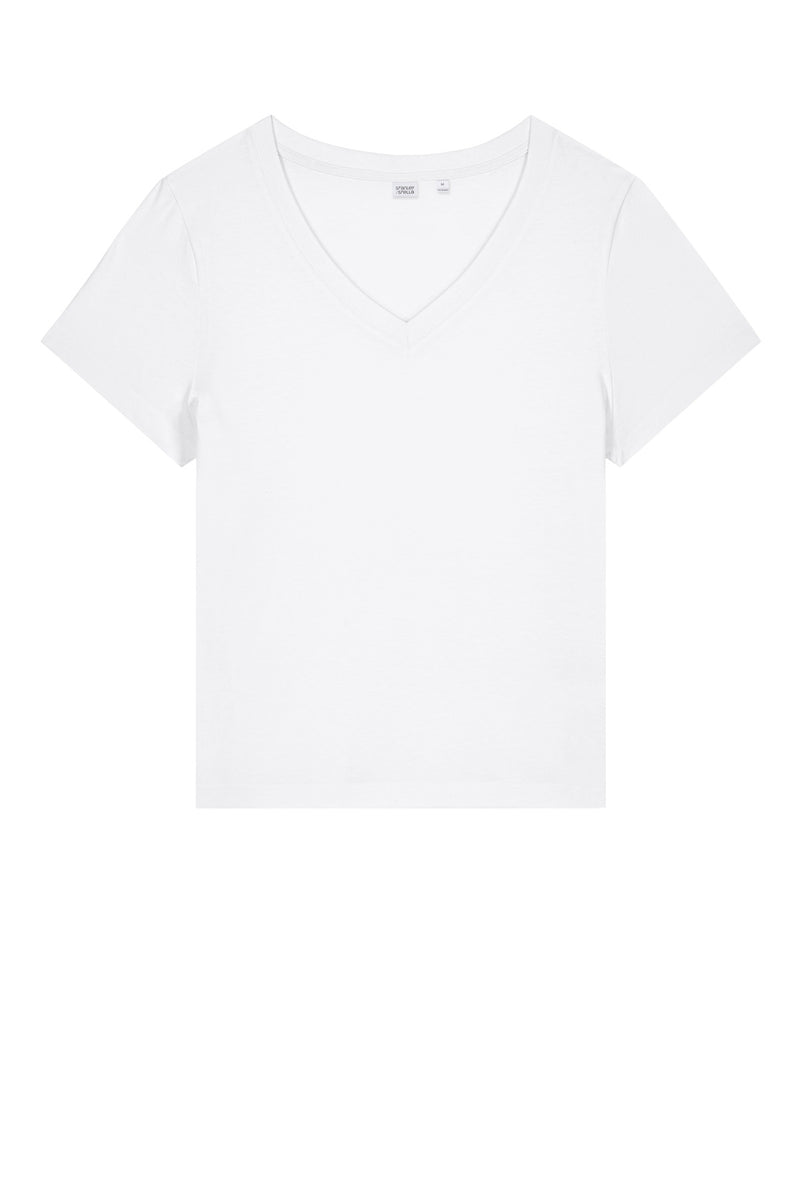 Stanley/Stella Women's Stella Isla V-Neck Tee - White