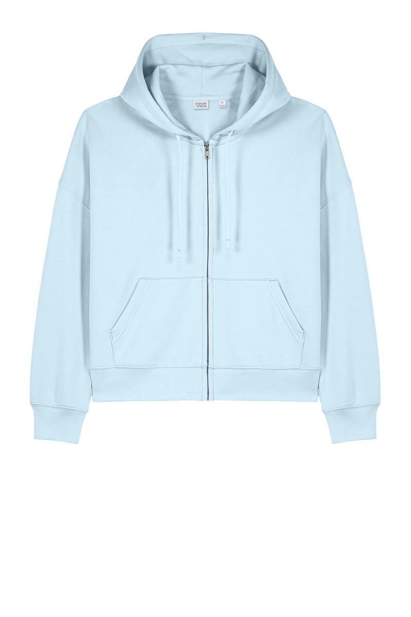 Stanley/Stella Women's Stella Ida Full-Zip Hooded Sweatshirt - Blue Ice