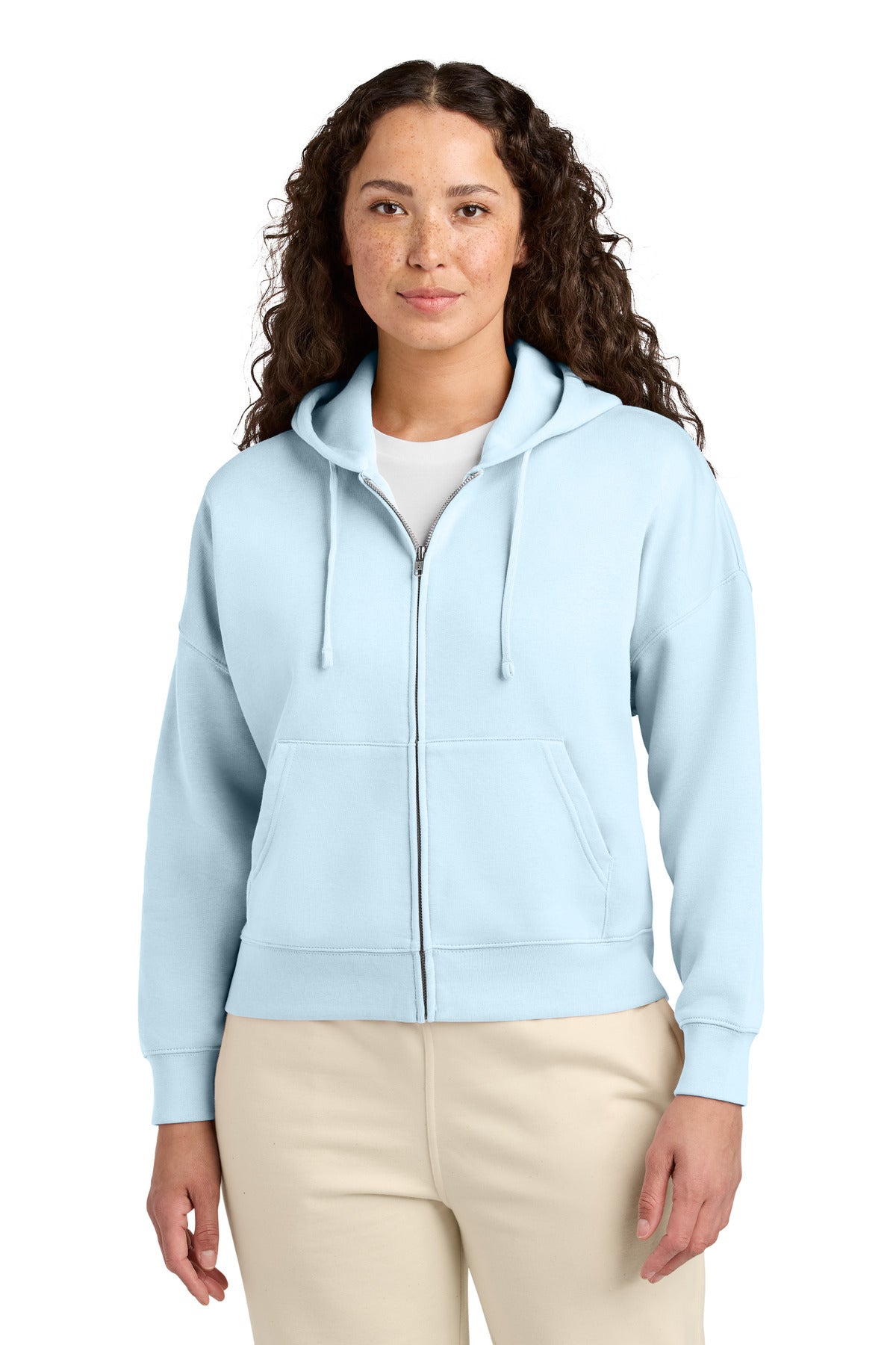 Stanley/Stella Women's Stella Ida Full-Zip Hooded Sweatshirt - Blue Ice