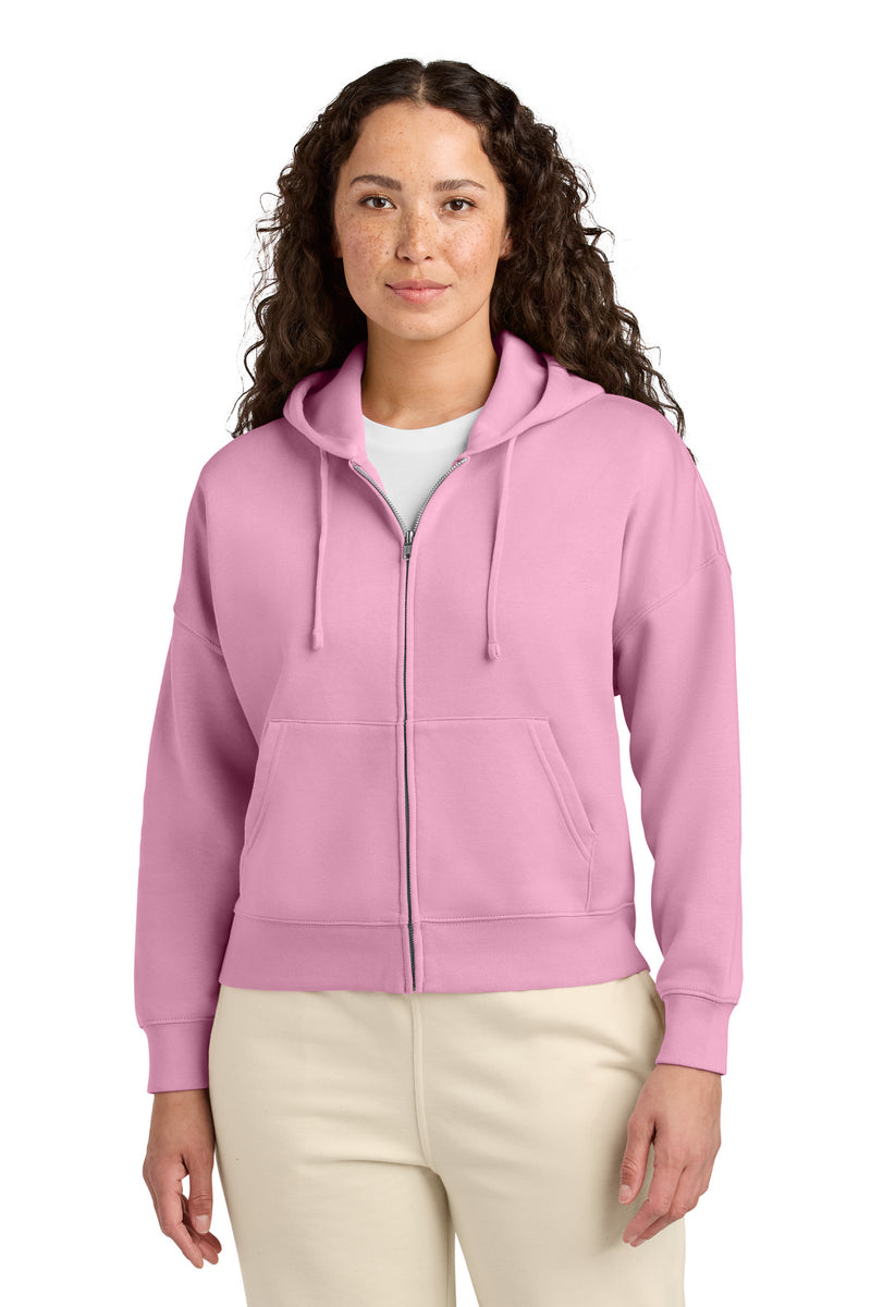 Stanley/Stella Women's Stella Ida Full-Zip Hooded Sweatshirt - Bubble Pink