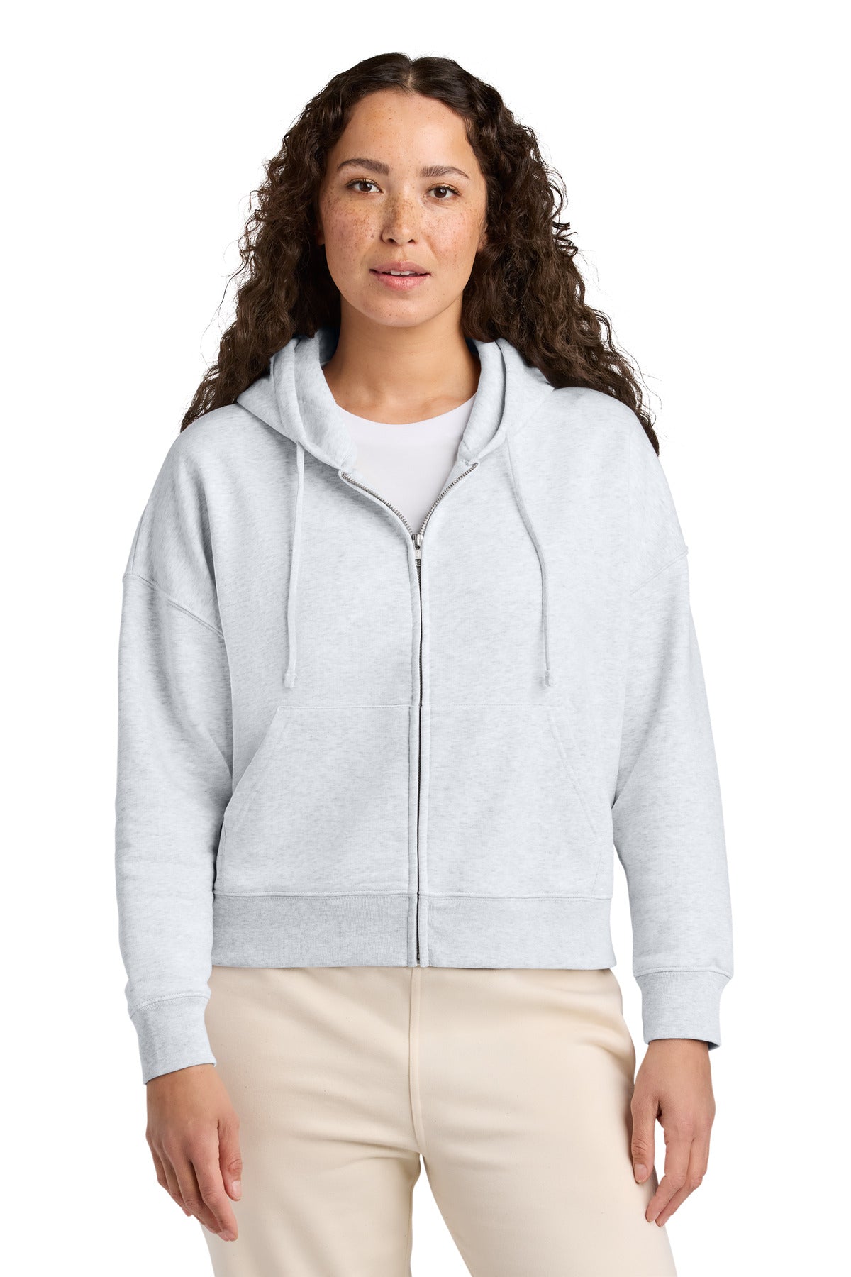 Stanley/Stella Women's Stella Ida Full-Zip Hooded Sweatshirt - Cool Heather Grey