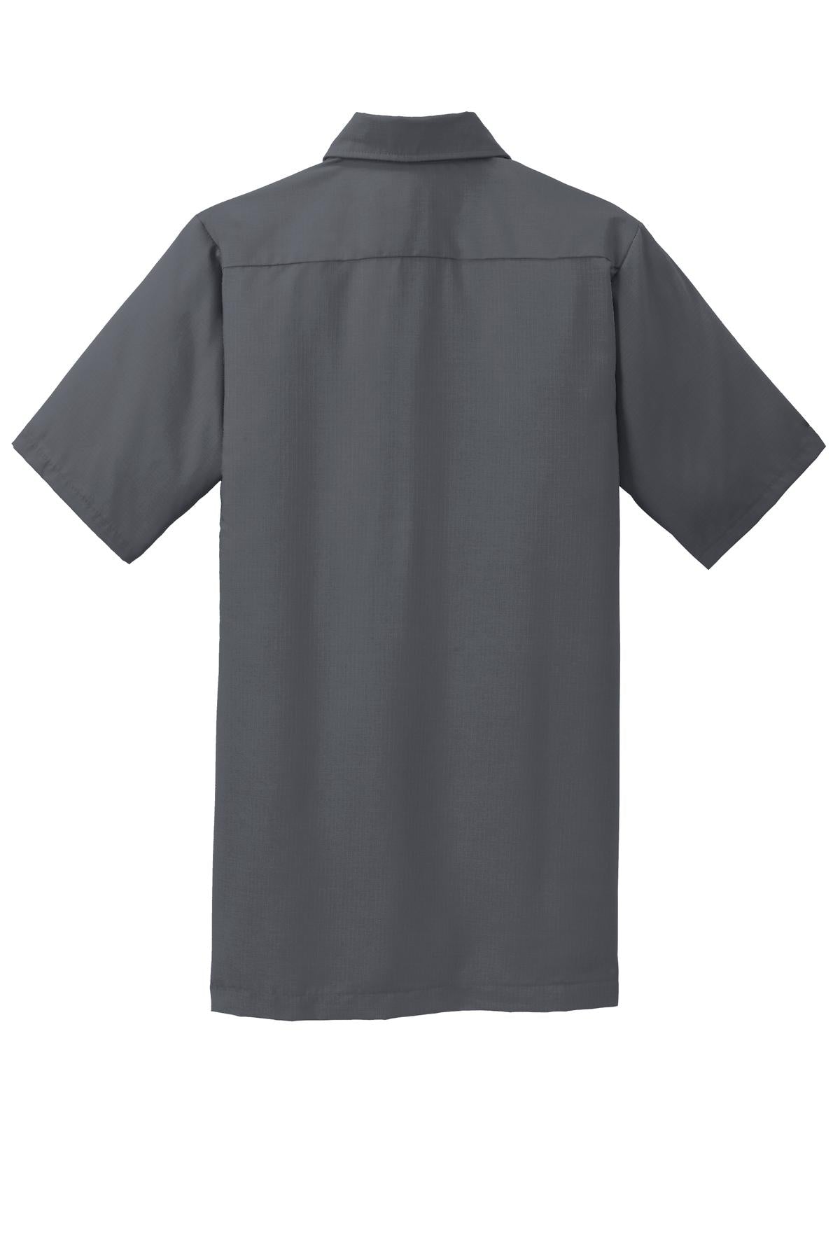Red Kap Short Sleeve Solid Ripstop Shirt - Charcoal