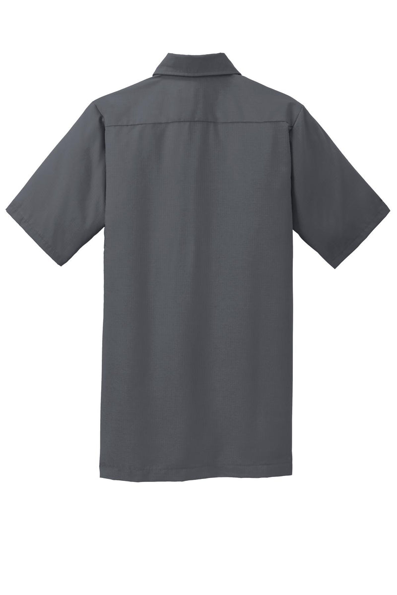 Red Kap Short Sleeve Solid Ripstop Shirt - Charcoal