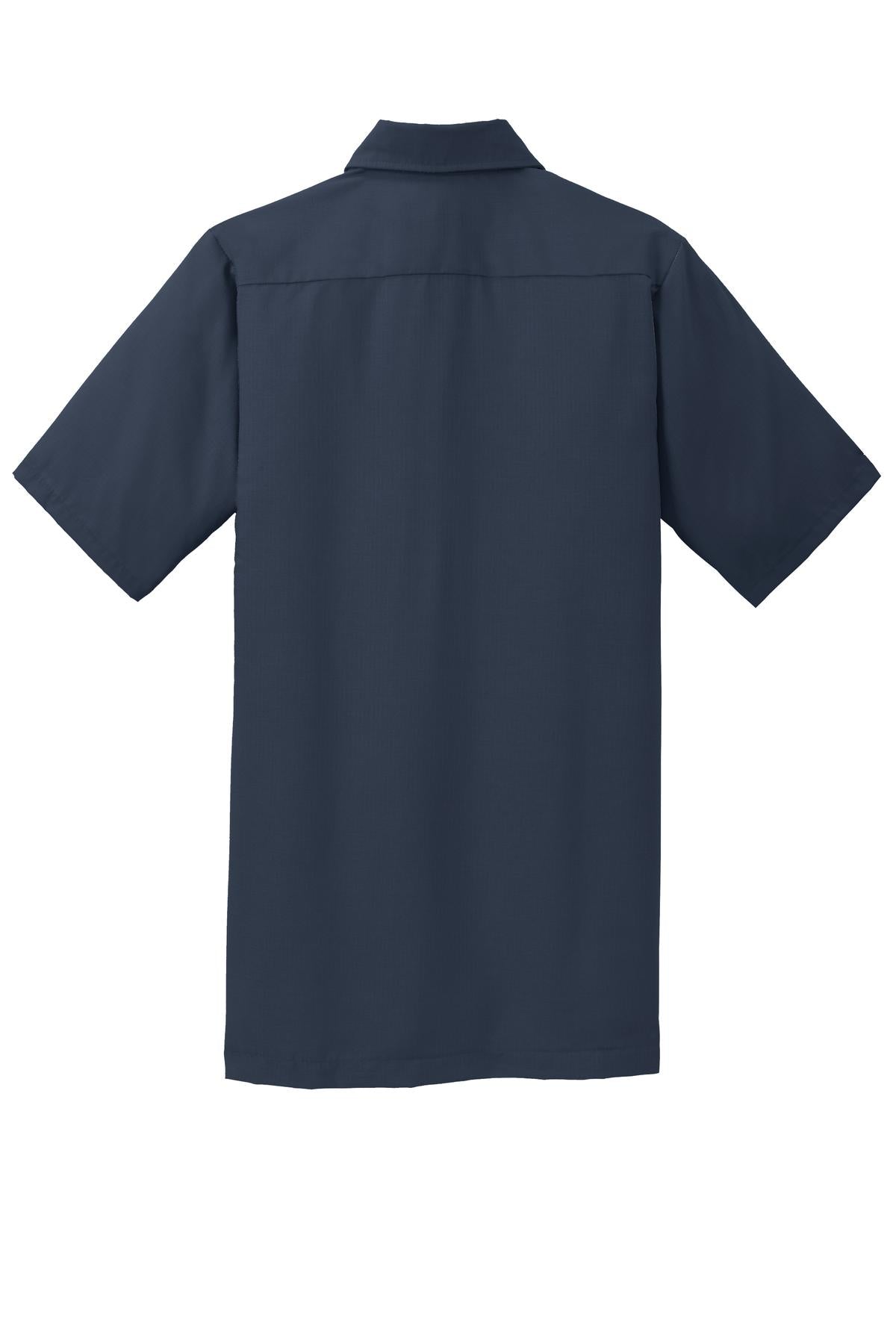 Red Kap Short Sleeve Solid Ripstop Shirt - Navy