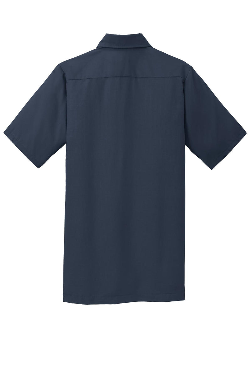 Red Kap Short Sleeve Solid Ripstop Shirt - Navy