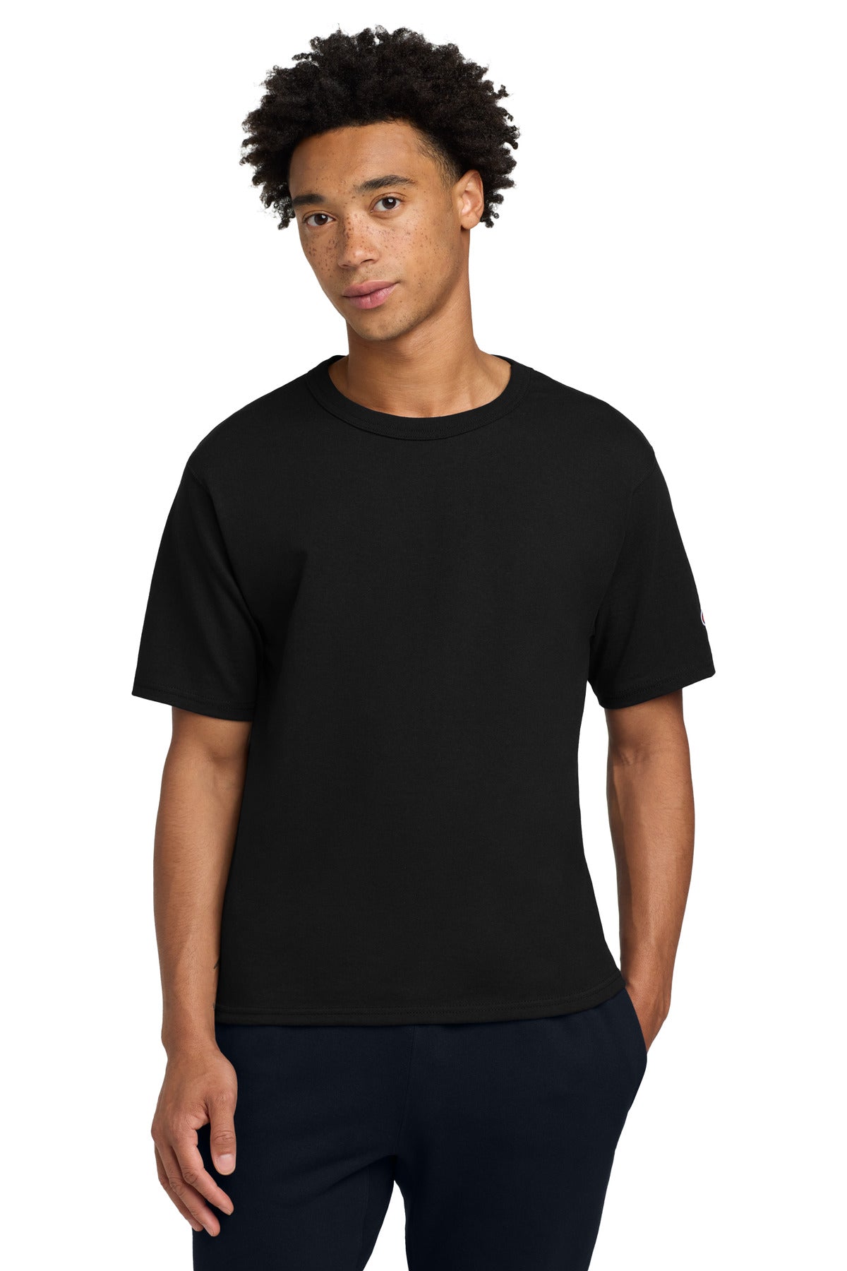 Champion   Heritage 7-Oz. Jersey Tee - Black