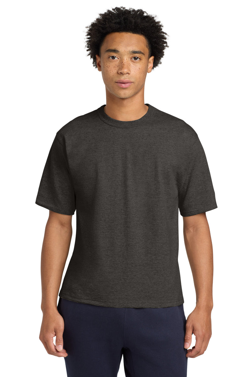 Champion   Heritage 7-Oz. Jersey Tee - Charcoal Heather