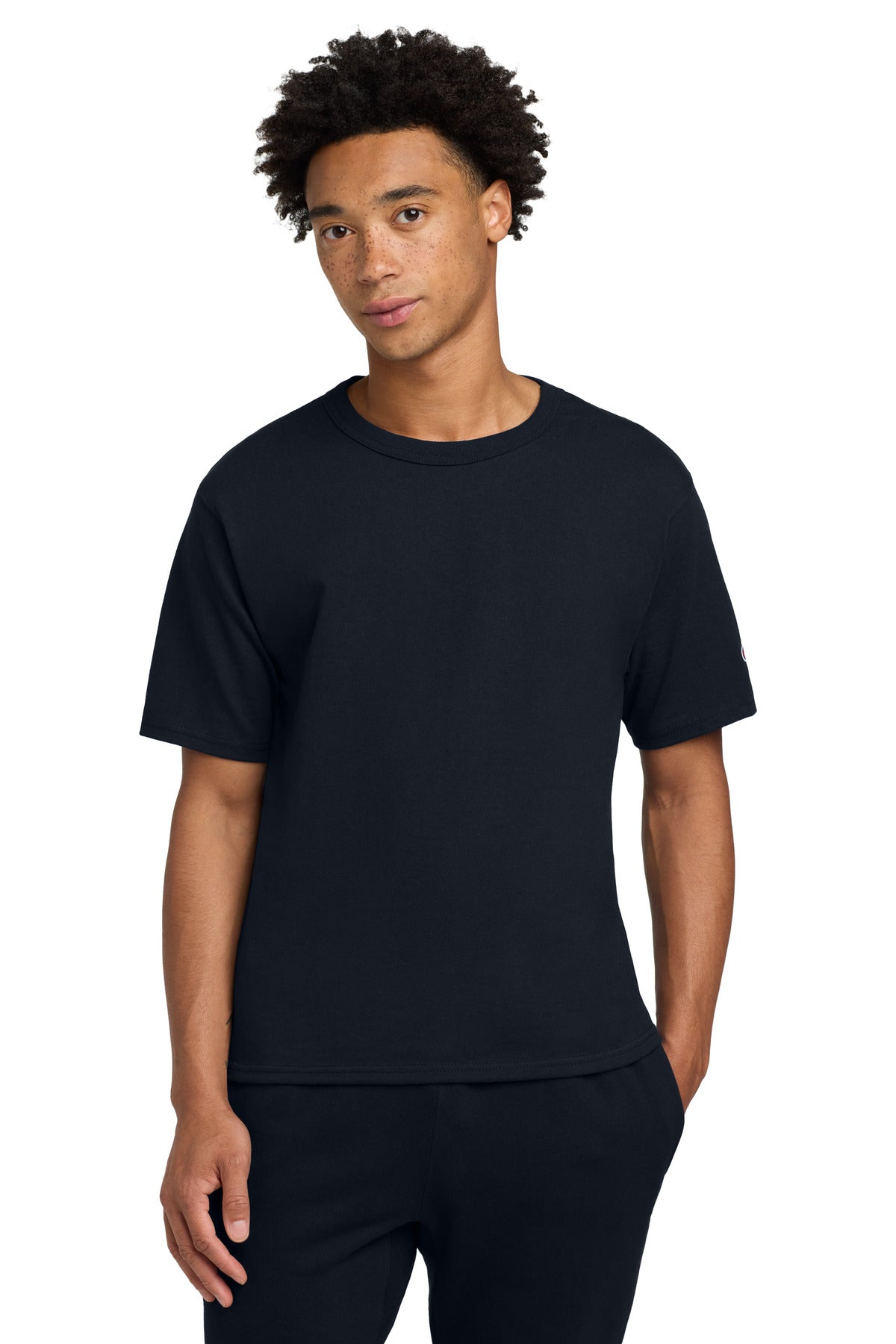Champion   Heritage 7-Oz. Jersey Tee - Navy