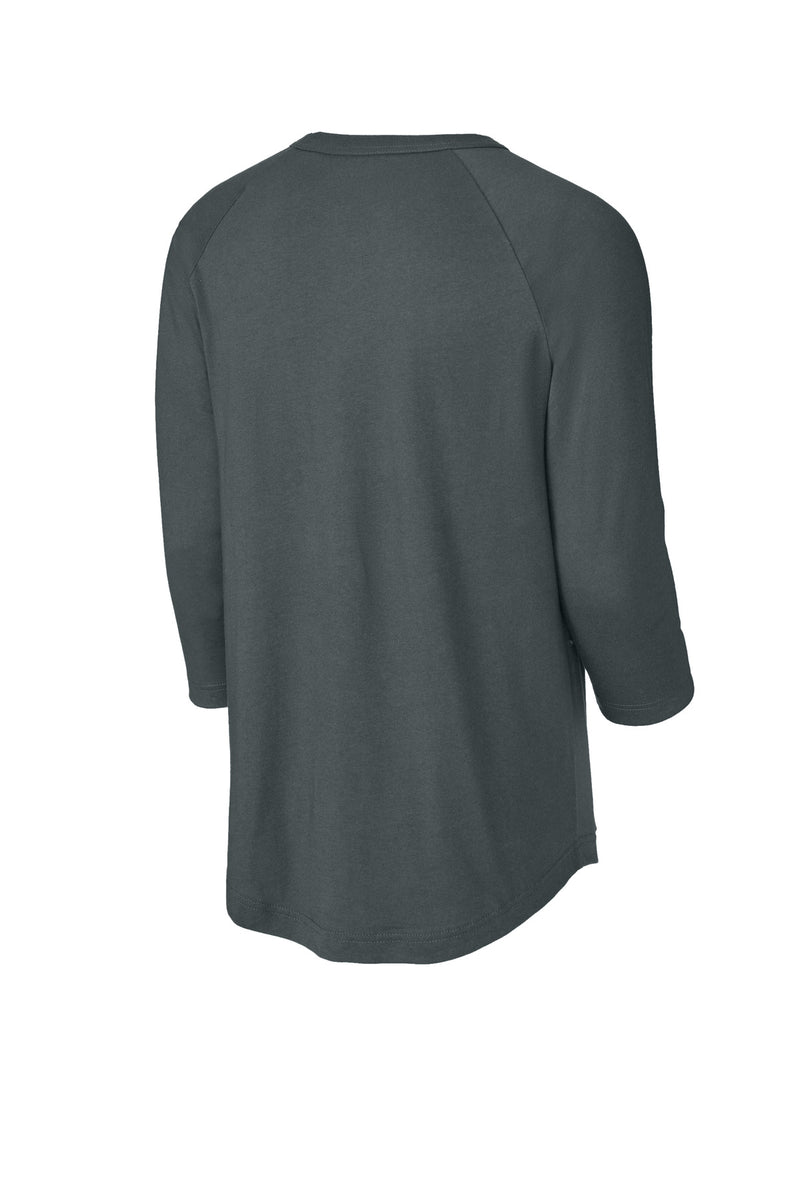 Sport-Tek Colorblock Raglan Jersey - Iron Grey