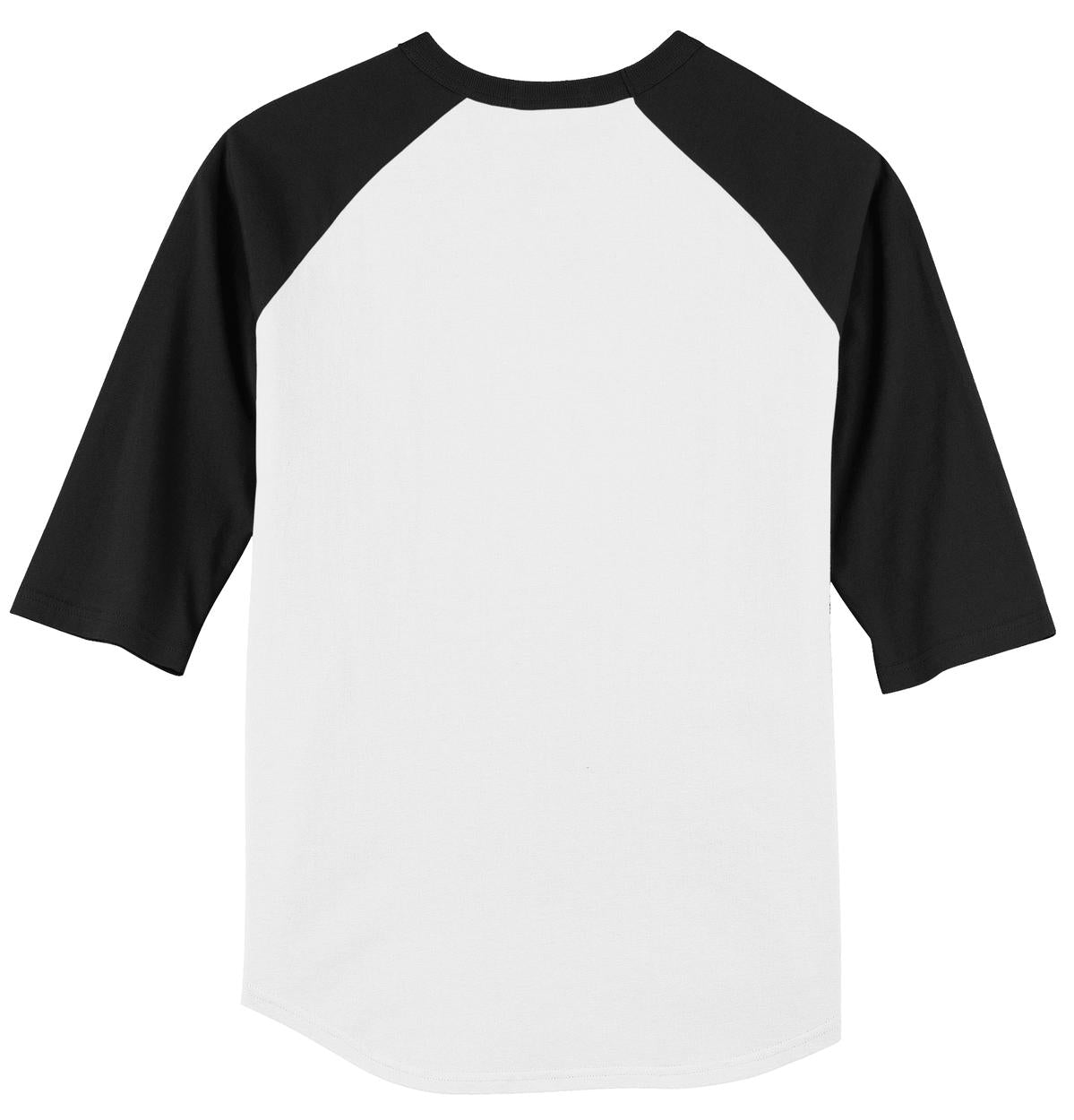 Sport-Tek Colorblock Raglan Jersey - White/ Black