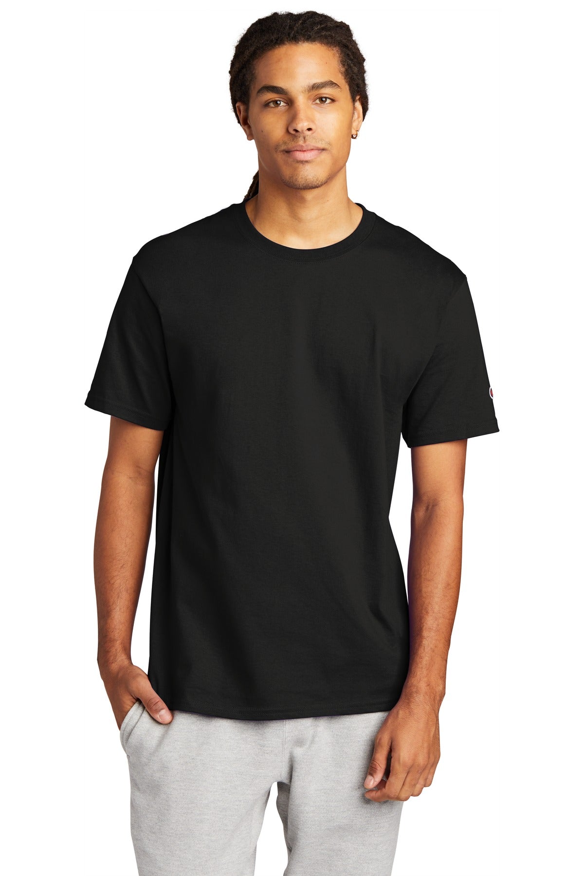 Champion   Heritage 6-Oz. Jersey Tee - Black