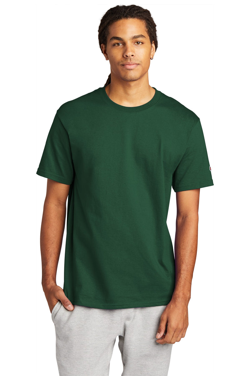 Champion   Heritage 6-Oz. Jersey Tee - Dark Green