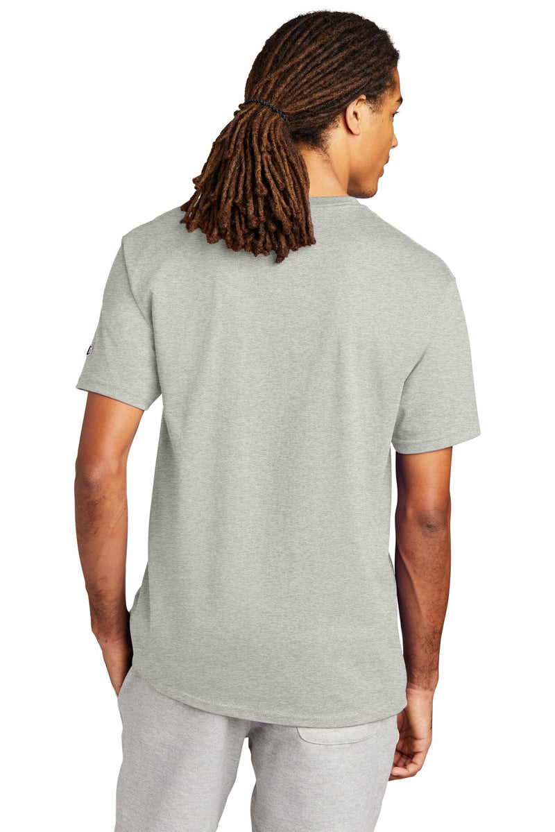 Champion   Heritage 6-Oz. Jersey Tee - Oxford Grey