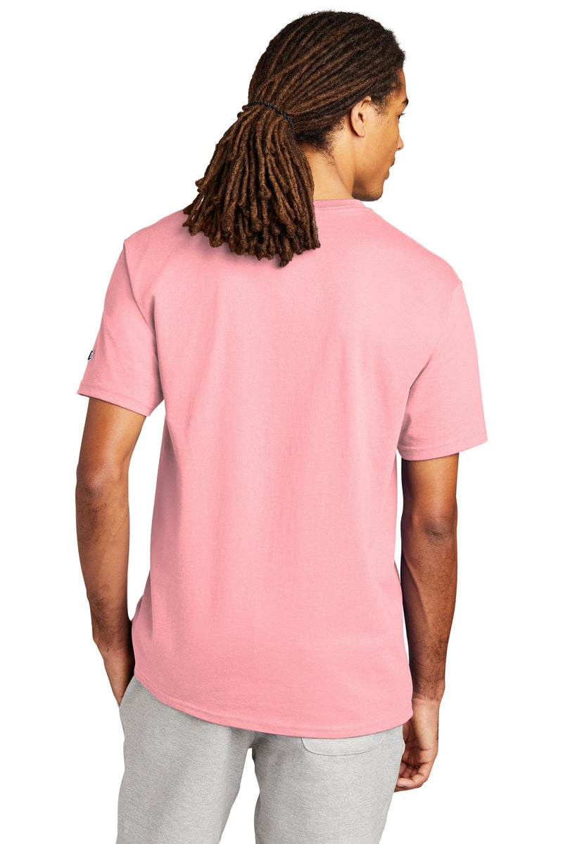 Champion   Heritage 6-Oz. Jersey Tee - Pink Candy