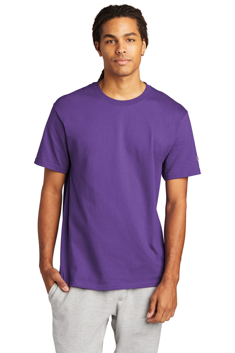 Champion   Heritage 6-Oz. Jersey Tee - Purple
