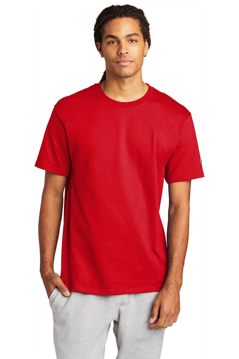 Champion   Heritage 6-Oz. Jersey Tee - Red