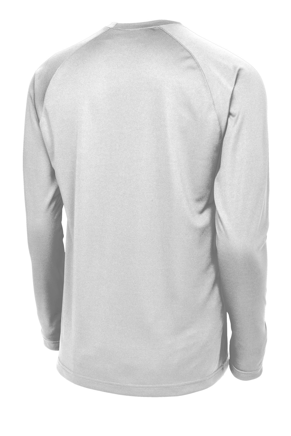 Sport-Tek Dry Zone Long Sleeve Raglan T-Shirt - Silver