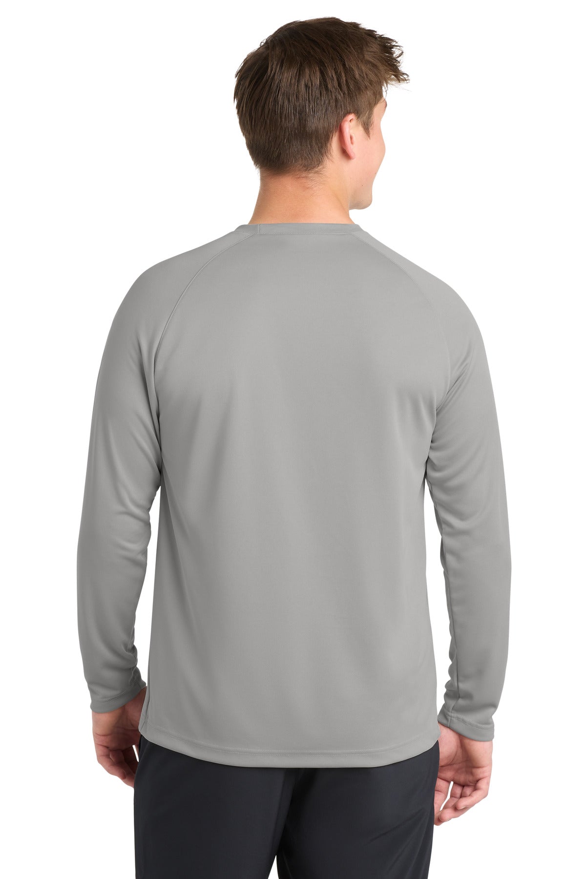 Sport-Tek Dry Zone Long Sleeve Raglan T-Shirt - Silver