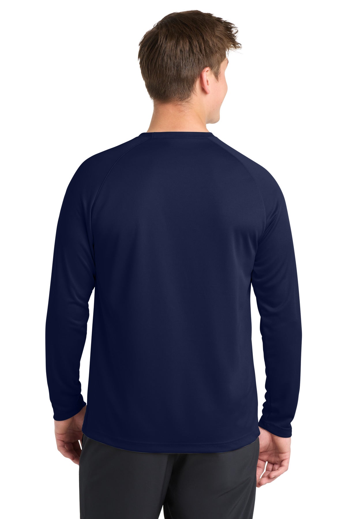 Sport-Tek Dry Zone Long Sleeve Raglan T-Shirt - True Navy