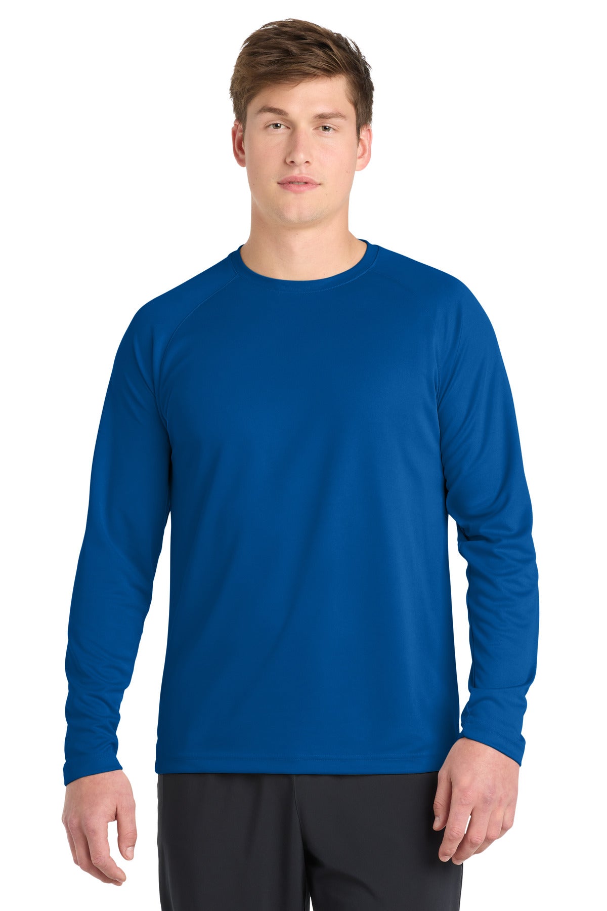 Sport-Tek Dry Zone Long Sleeve Raglan T-Shirt - True Royal